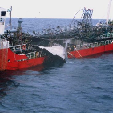 Explosion on chemical tanker in Thailand